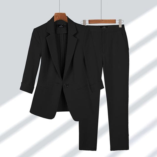 Evelyn™ - Blazer & Hose Set