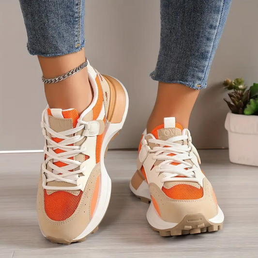 Karina -  Casual Damen-Sneaker im Color-Block-Design