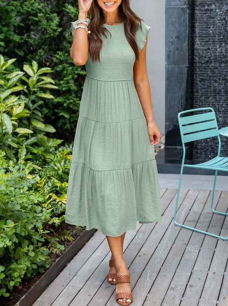 Lena™ - Bequemes Maxikleid für den Sommer