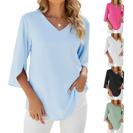 Jette™ - Bluse mit V-Ausschnitt (1+1)